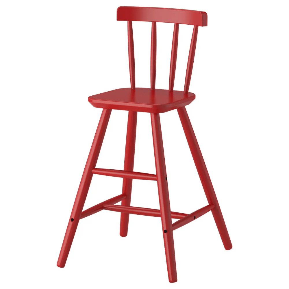 AGAM IKEA Uşaq stulu, qırmızı