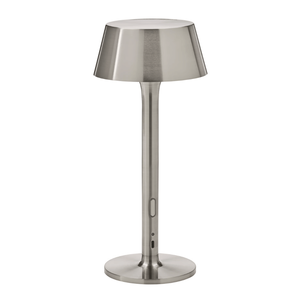 AVHALL IKEA Daşına bilən LED lampa, nikel örtük
