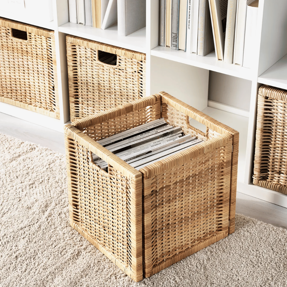 BRANAS IKEA Səbət, rotanq, 32x34x32 sm
