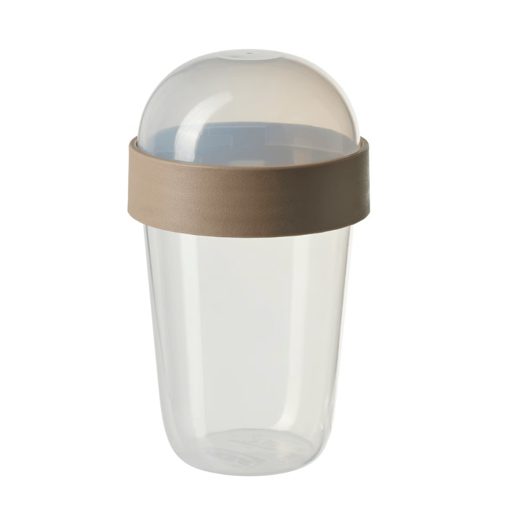 SPLITTERNY IKEA Qida konteyneri, şəffaf/açıq boz-qəhvəyi, 300 ml