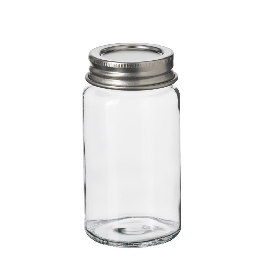 GULDFISK IKEA Ədviyyat bankası, şəffaf şüşə/paslanmayan polad, 60 ml