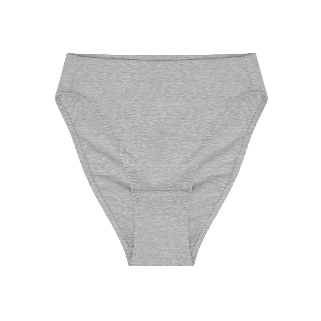 Трусы с вырезом на бедре Базовый серый
