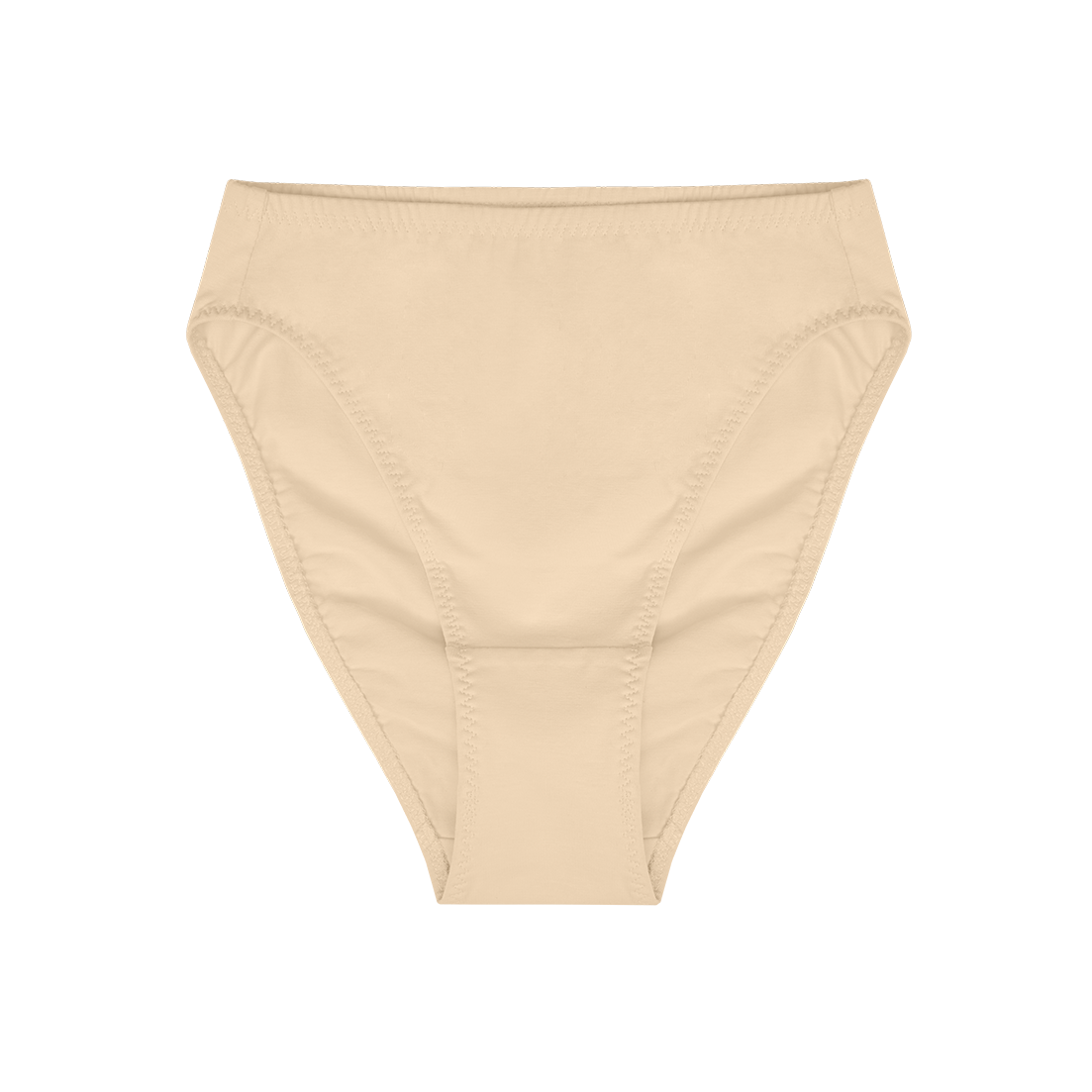 Трусы с вырезом на бедре Телесный