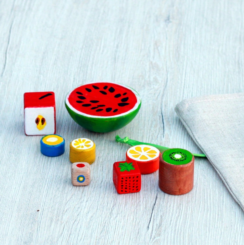 Настольная игра "Фруктово-ягодный КубиКом"