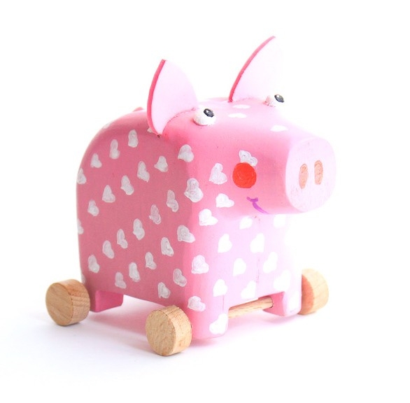 Поросенок Хрю-Хрю из мультика "Деревяшки" Игрушка из мультфильма