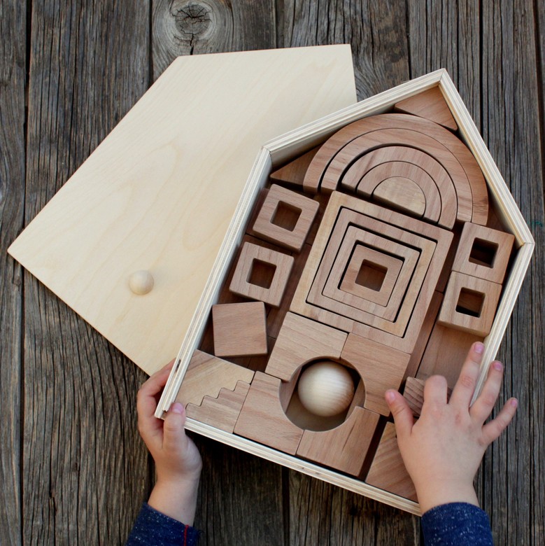 Большой набор кубиков "Organic"