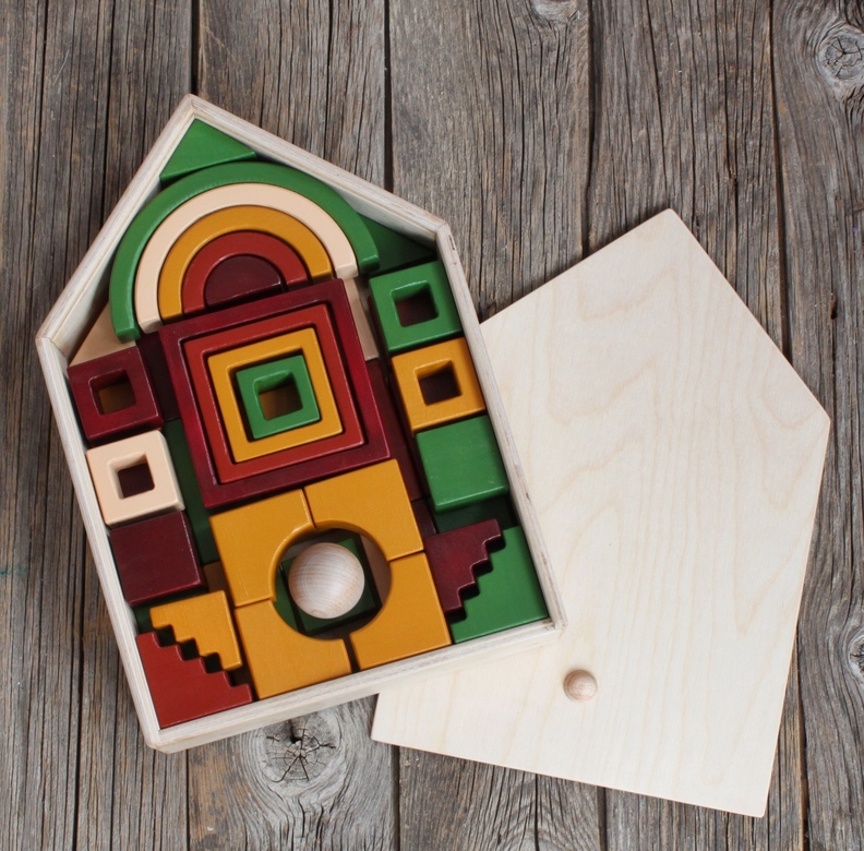 Большой набор кубиков "Саванна"