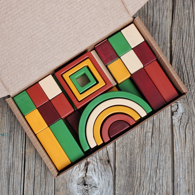 Маленький набор кубиков "Саванна"