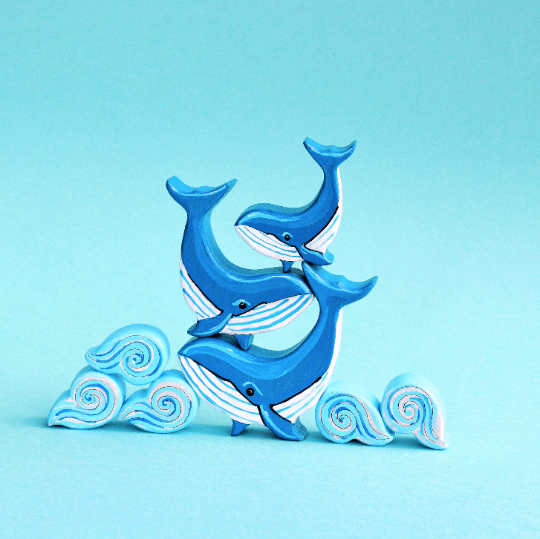 Семейство китов. Набор балансир