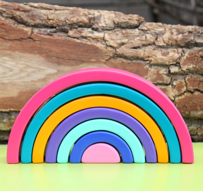 Большая радуга 7 цветов "Южное лето"