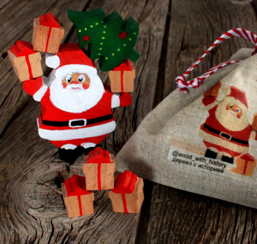 Новогодний набор для игры "Дед мороз"