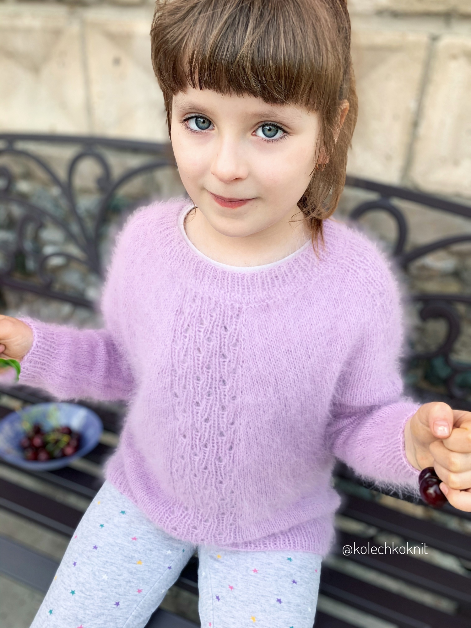 Детский свитер «Снежный»