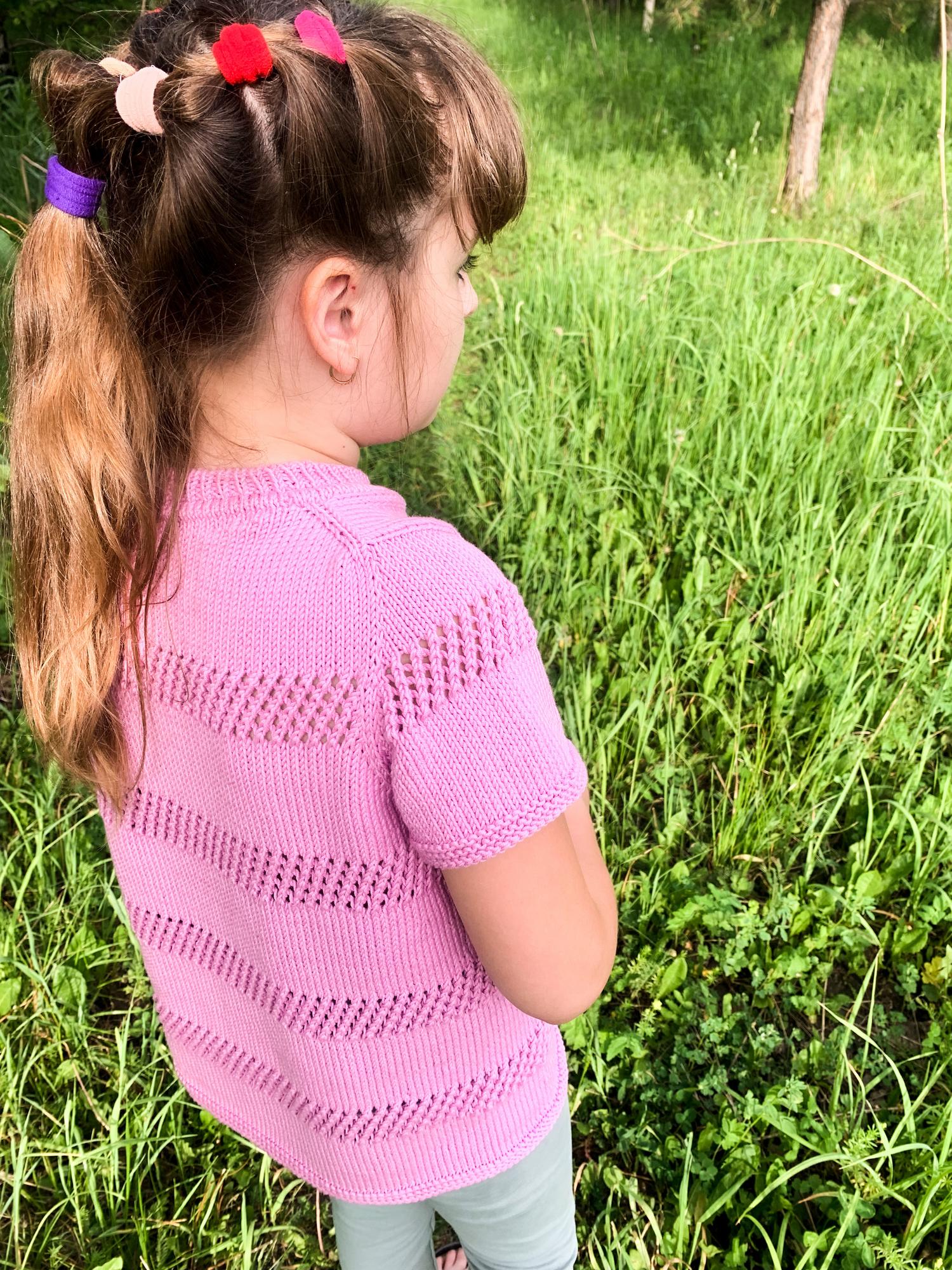 Детская кофточка Сакура