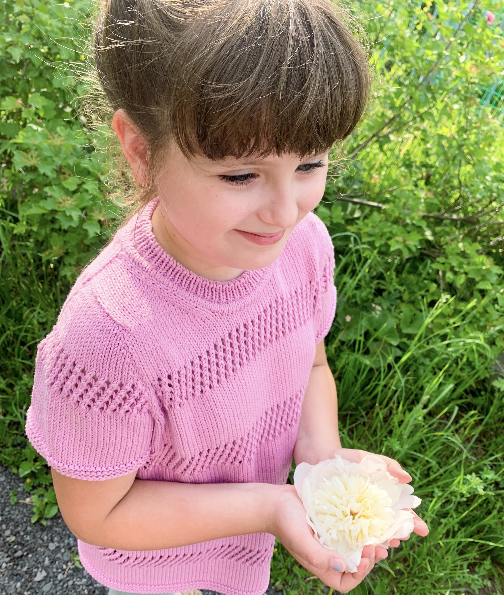 Детская кофточка Сакура