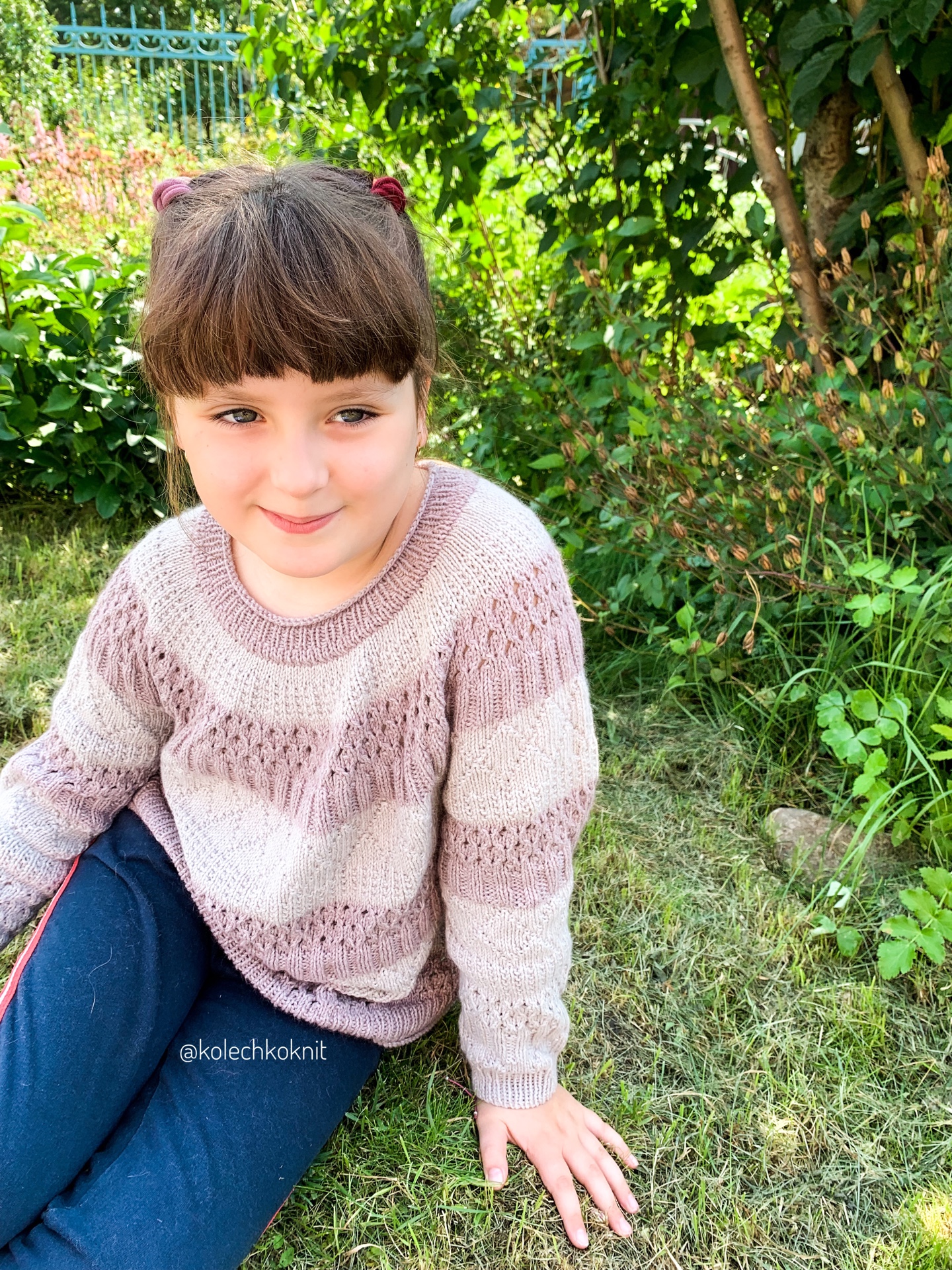 Детская кофточка Мозаика