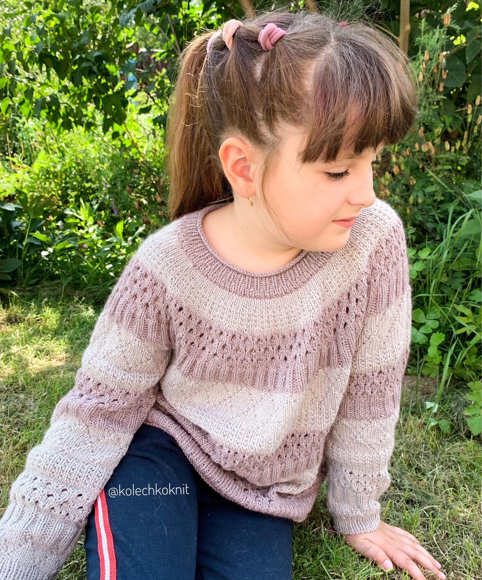 Детская кофточка Мозаика