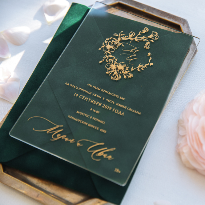 Акриловые приглашения