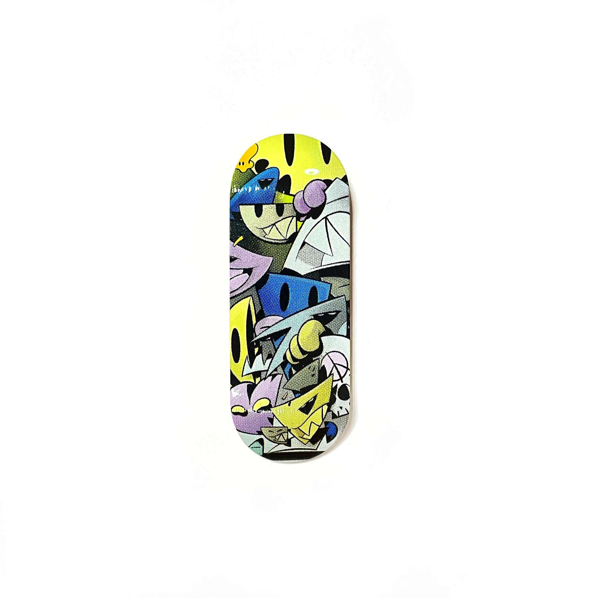 Дека фингерборд Systeam FB x Zak Mini Monster - Pied Peace World (стираемая графика real wear)