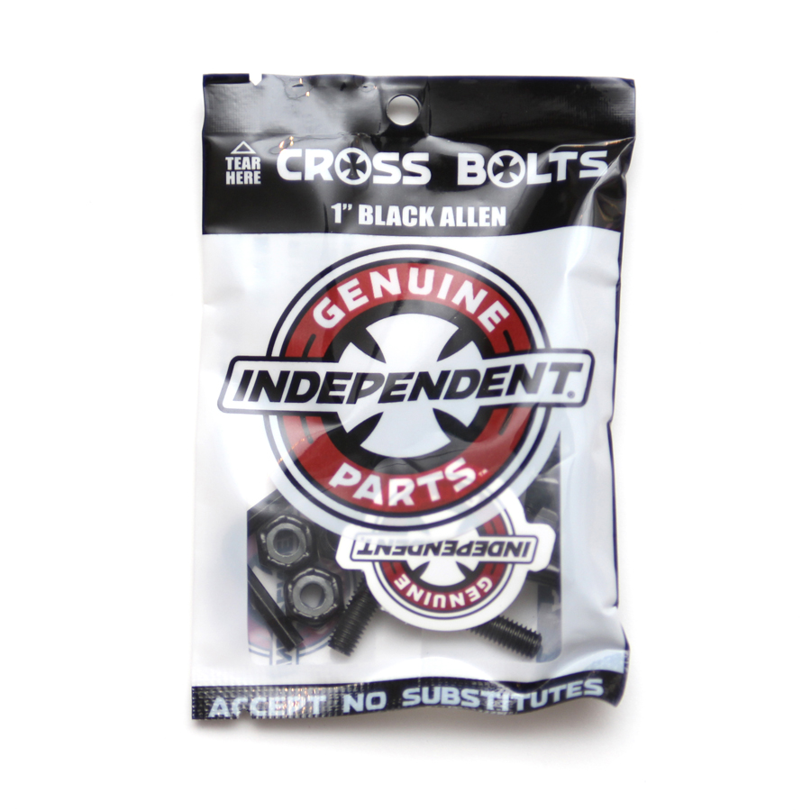 Набор винтов и гаек INDEPENDENT TRUCKS CROSS BOLTS 7/8" ALLEN BLACK
