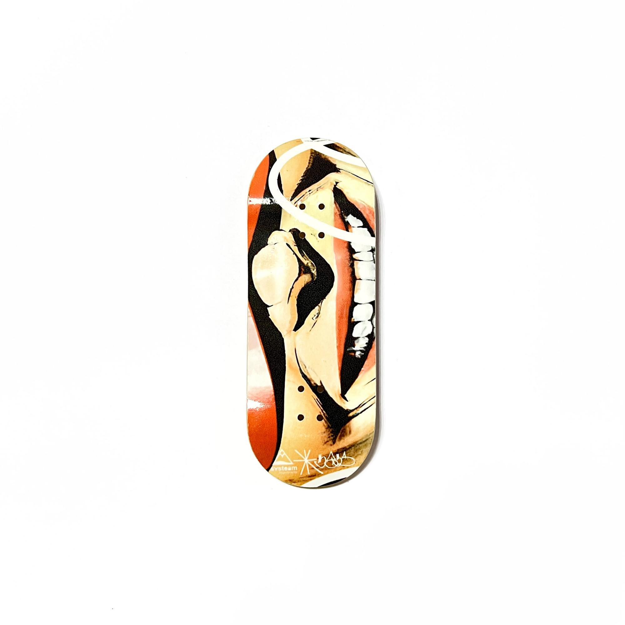 Дека фингерборд Systeam FB x SBSS - Mask Hunter Lips Red