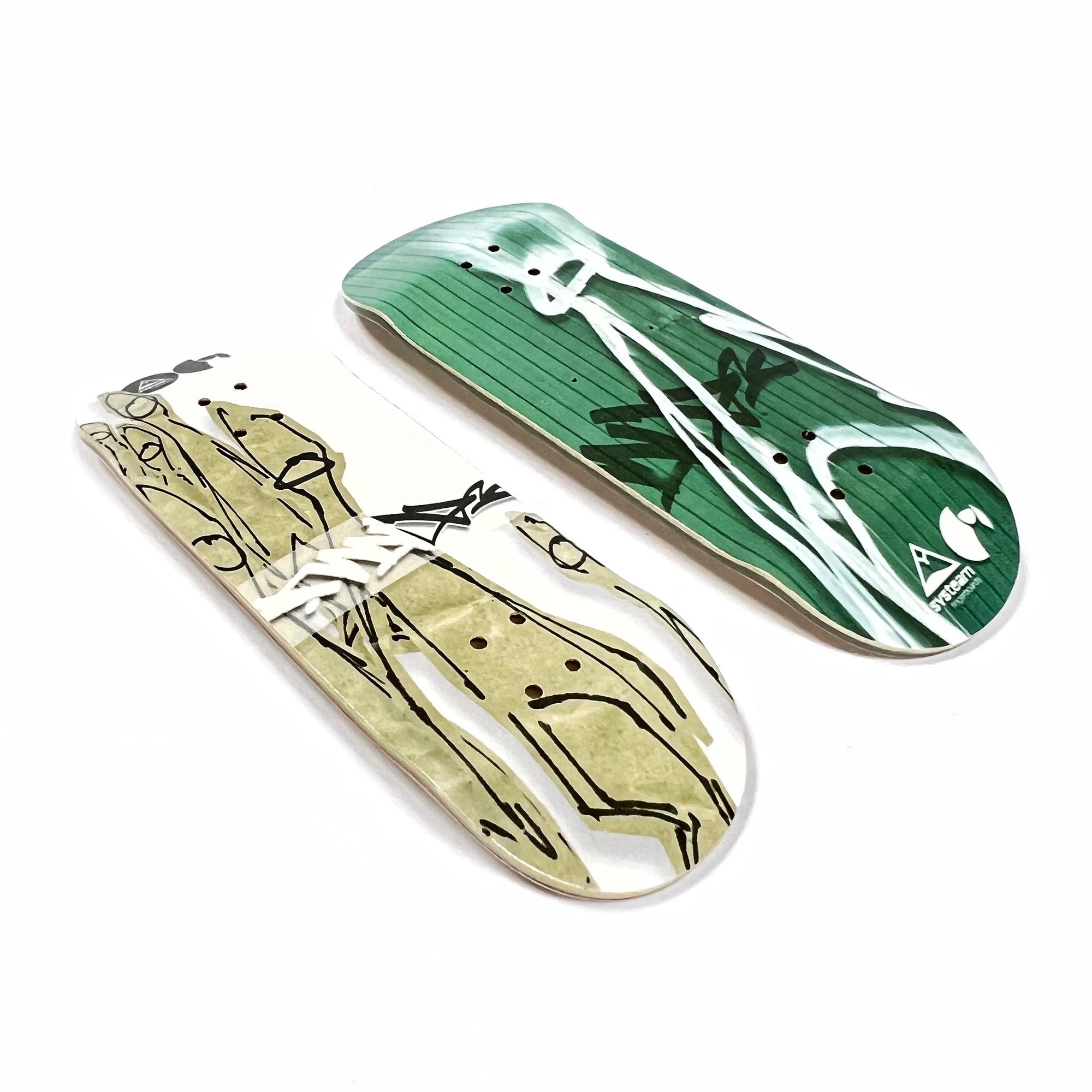 Дека фингерборд Systeam FB x ПЛАЩ - Paper Dudes