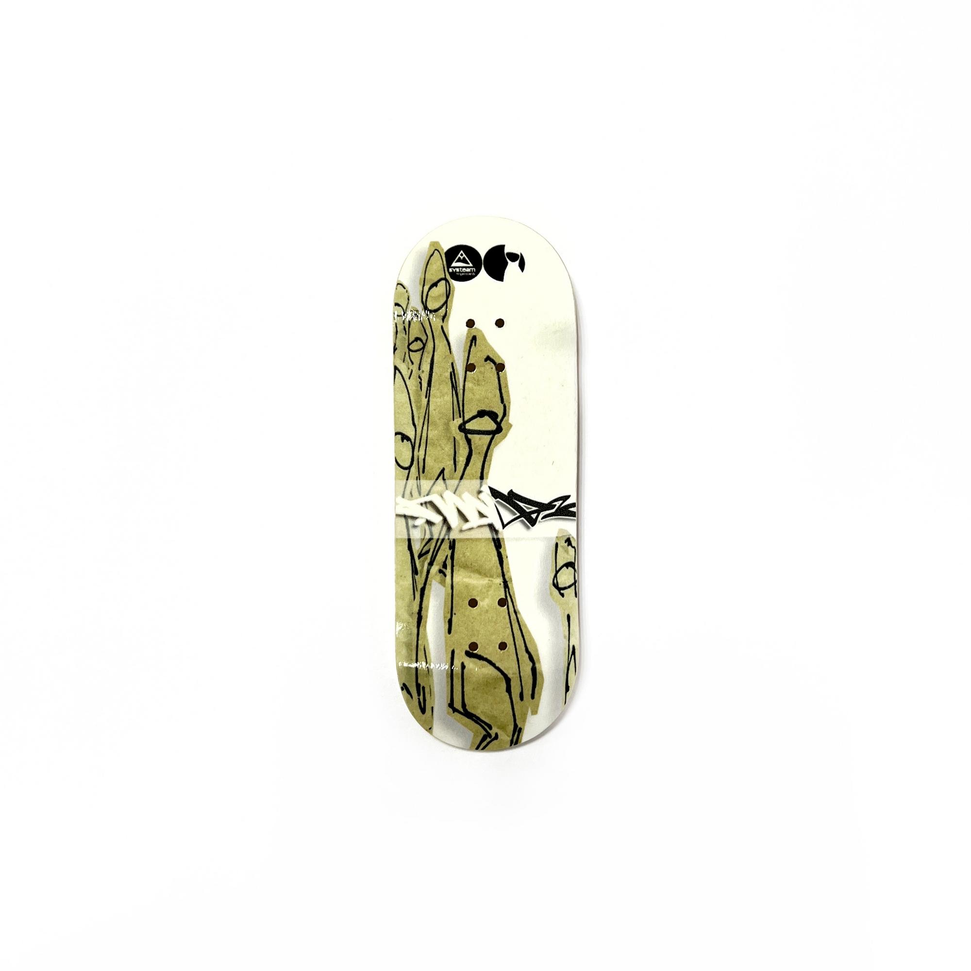 Дека фингерборд Systeam FB x ПЛАЩ - Paper Dudes