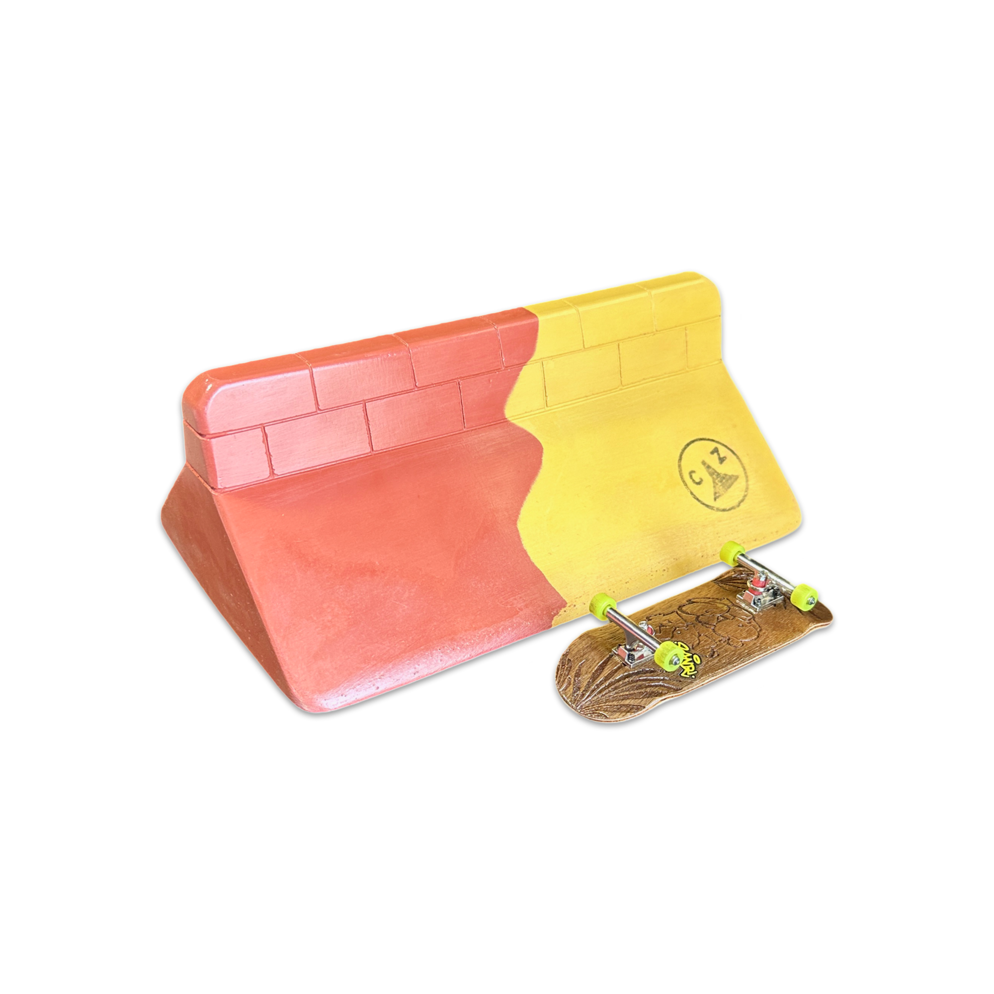 Фигура фингерборд Comix Zone - Slopping Carstop yellow red