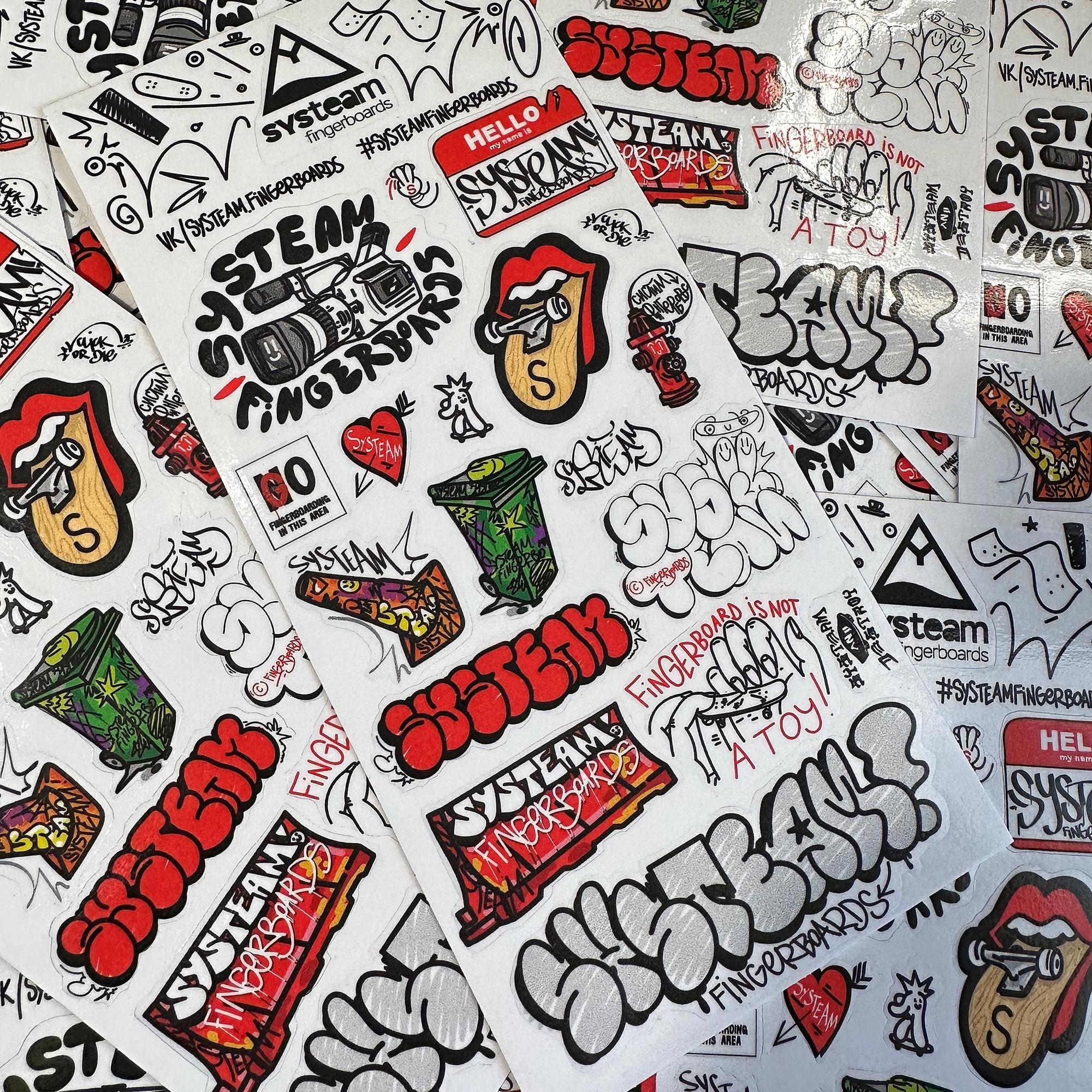 Стикерпак Dange x Systeam FB