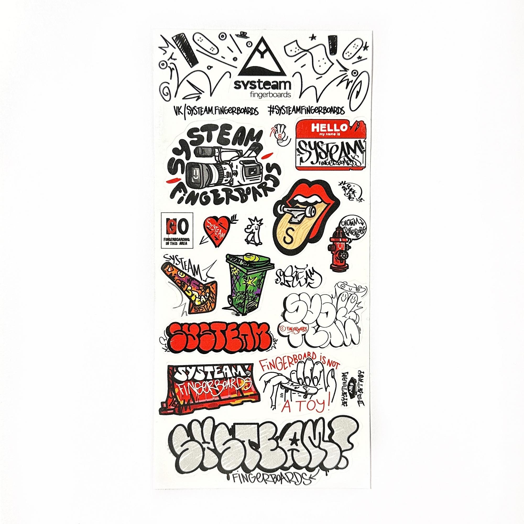 Стикерпак Dange x Systeam FB
