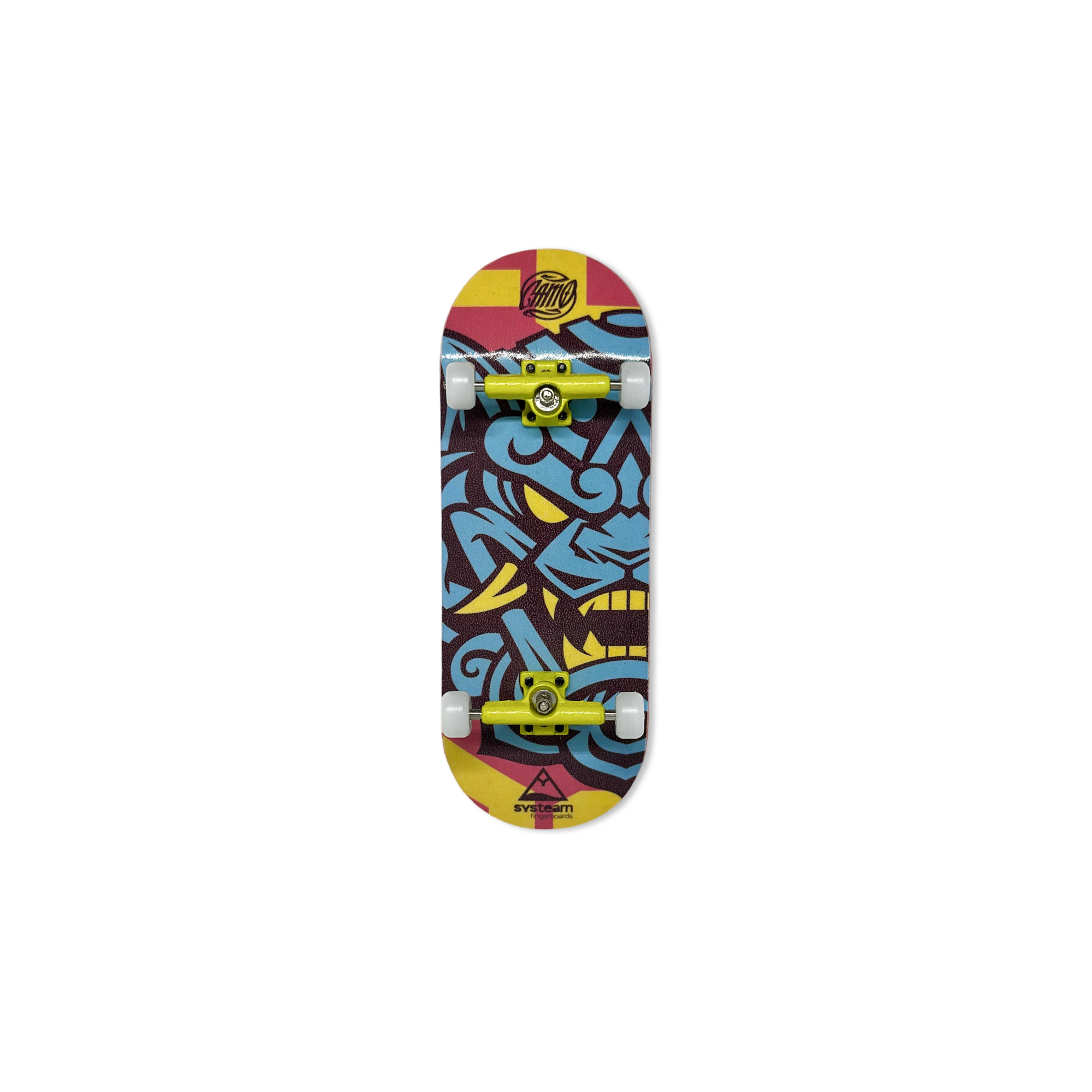 Комплит фингерборд Camo x Systeam FB - 'Foo Dog' (c pro-колёсами)