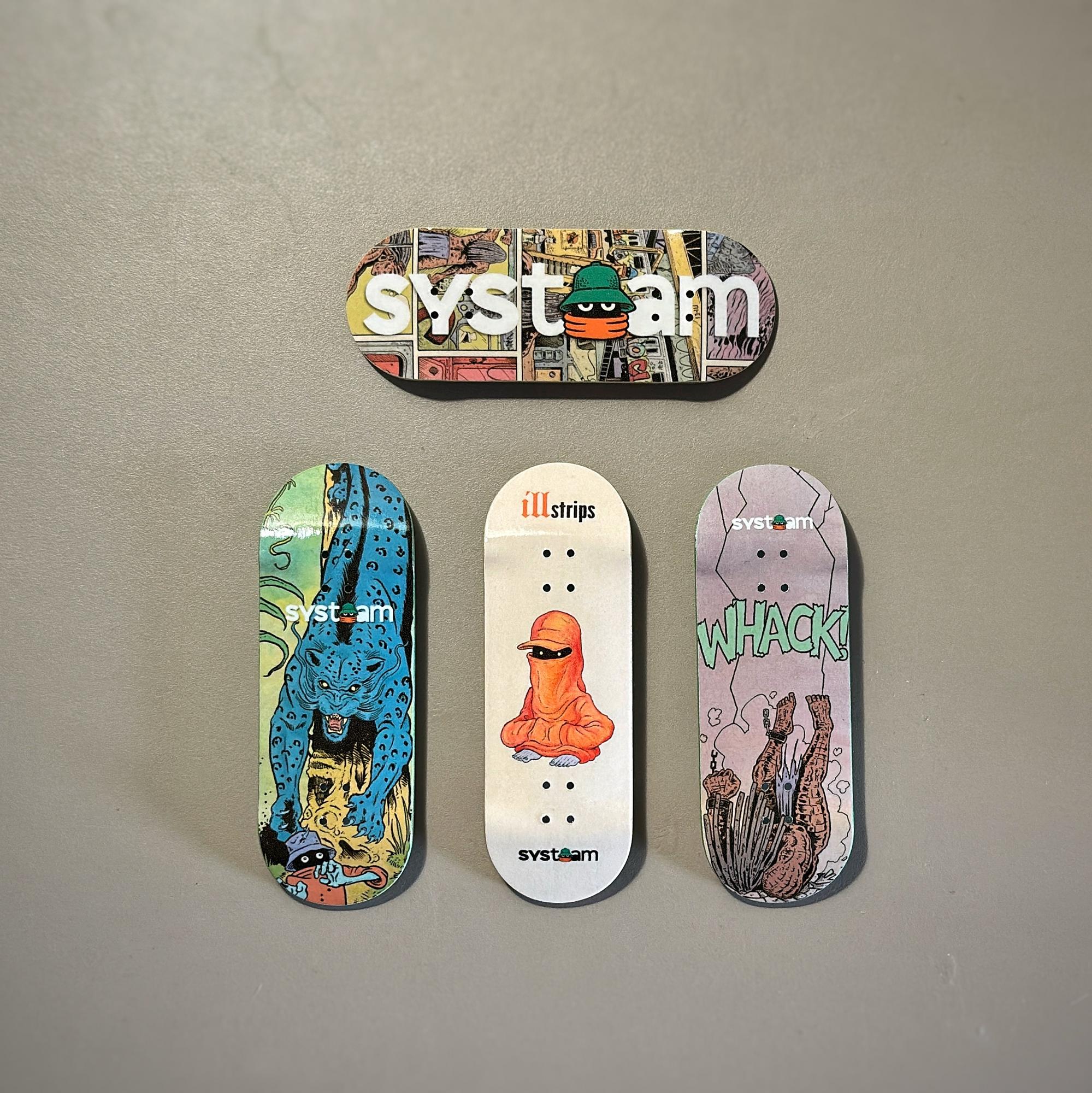 Дека фингерборд ILLstrips x Systeam FB - ILLdude