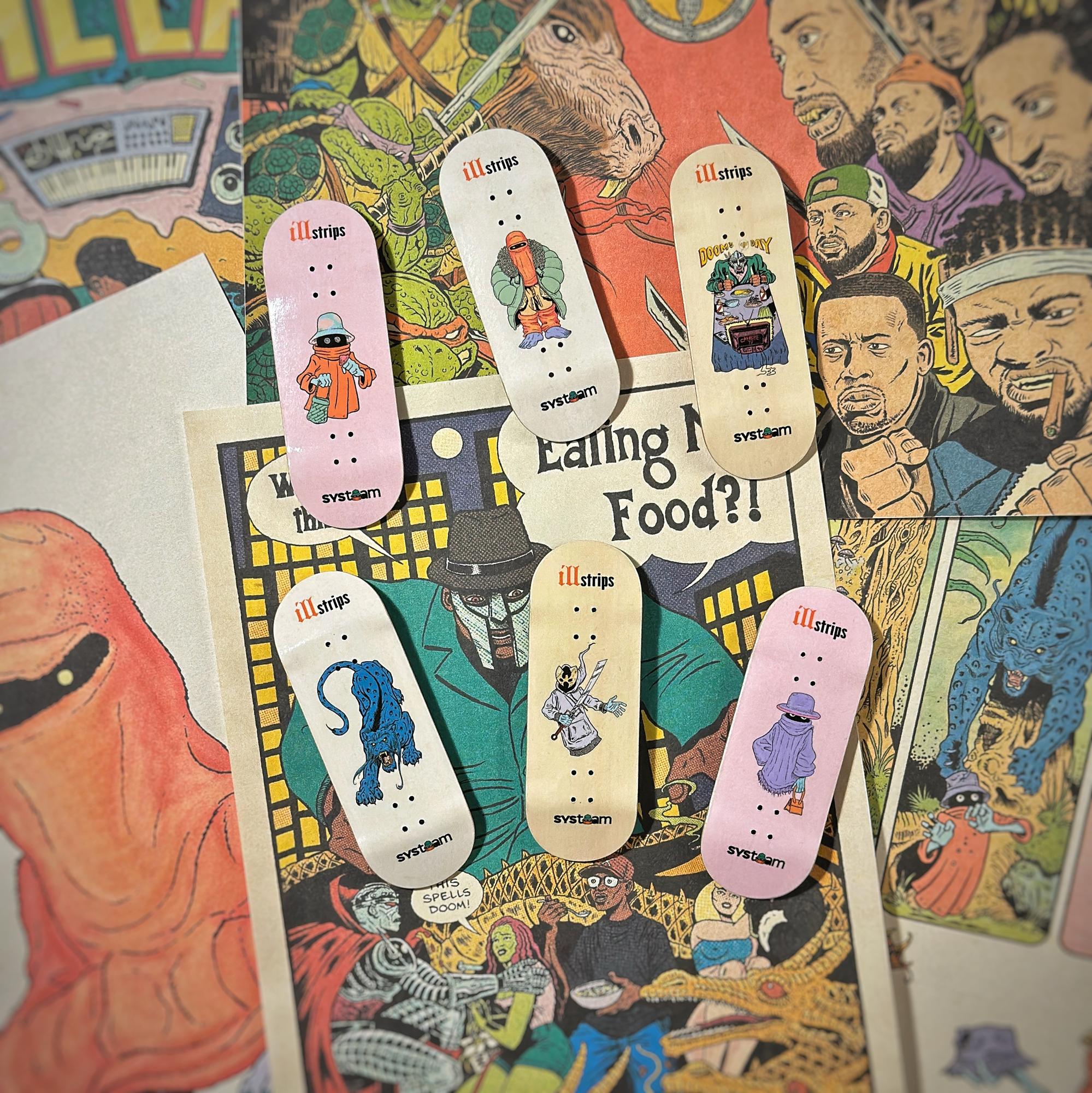 Дека фингерборд ILLstrips x Systeam FB - iLLerBee