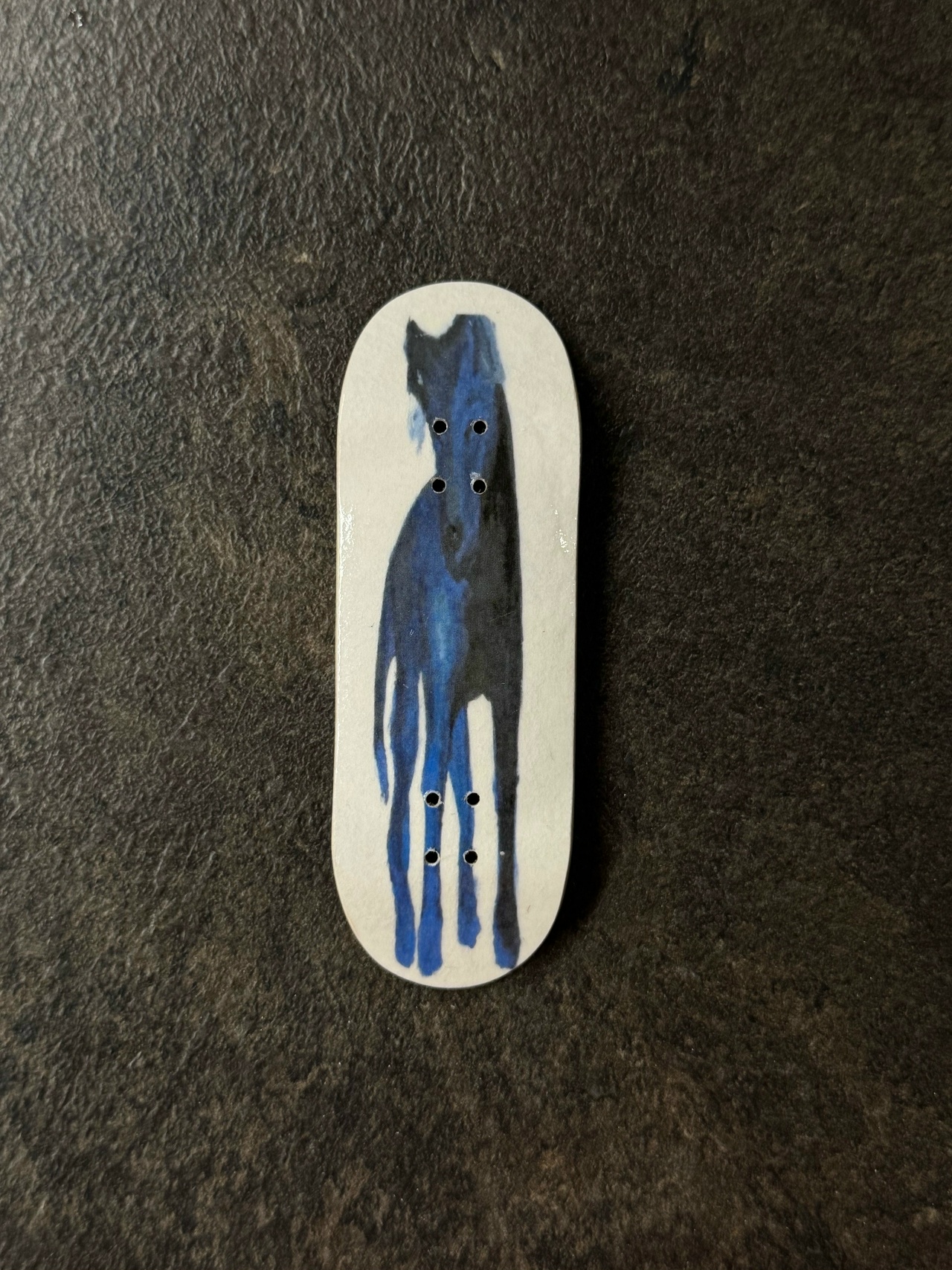 Дека фингерборд ZZAP - BLUE HORSE 33 mm high mold
