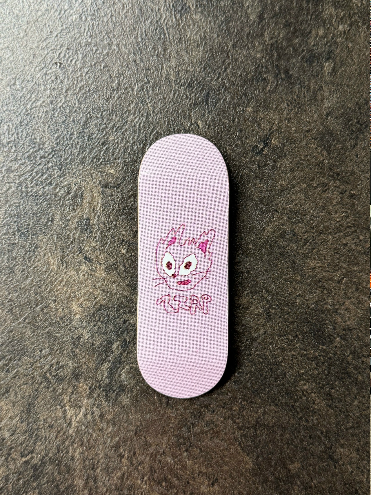 Дека фингерборд ZZAP - PINK CAT 34mm medium mold