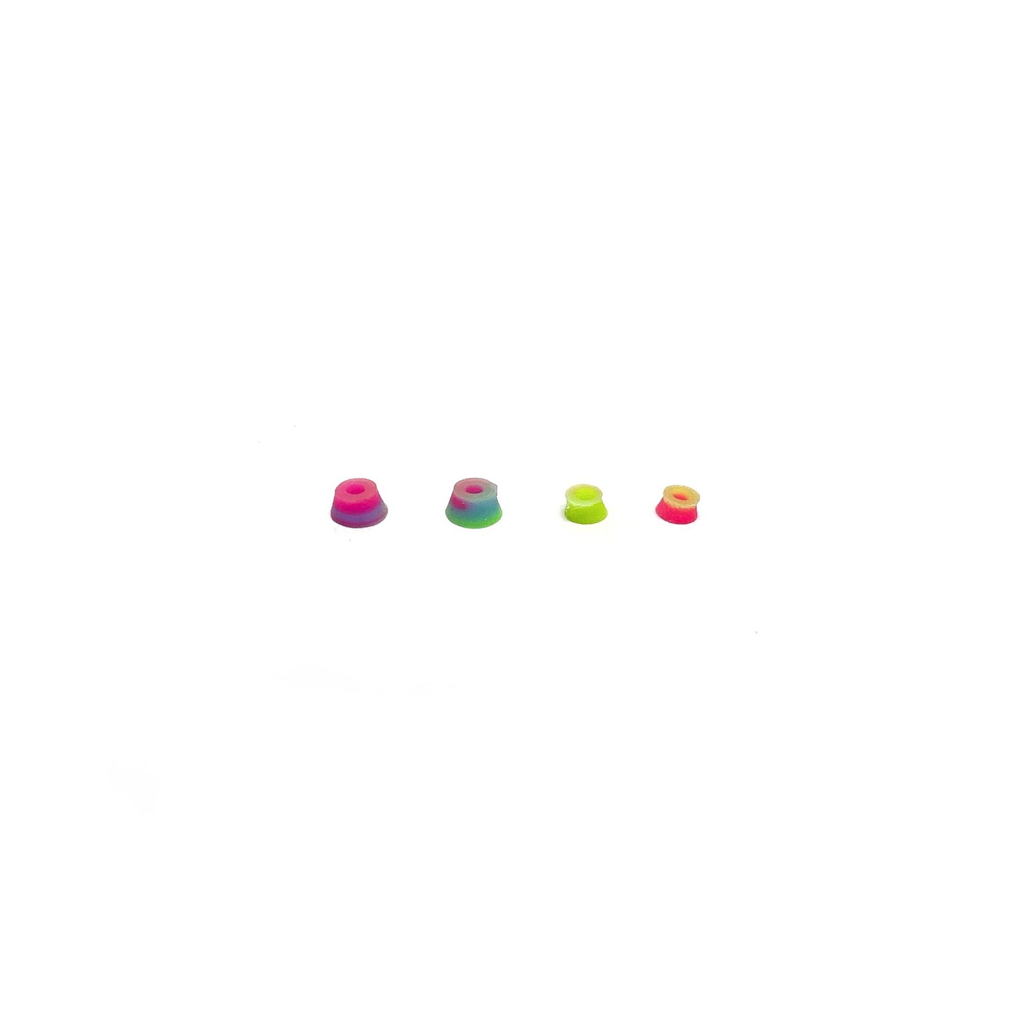 Амортизаторы Swirl Conical Bushings салатово-розовые