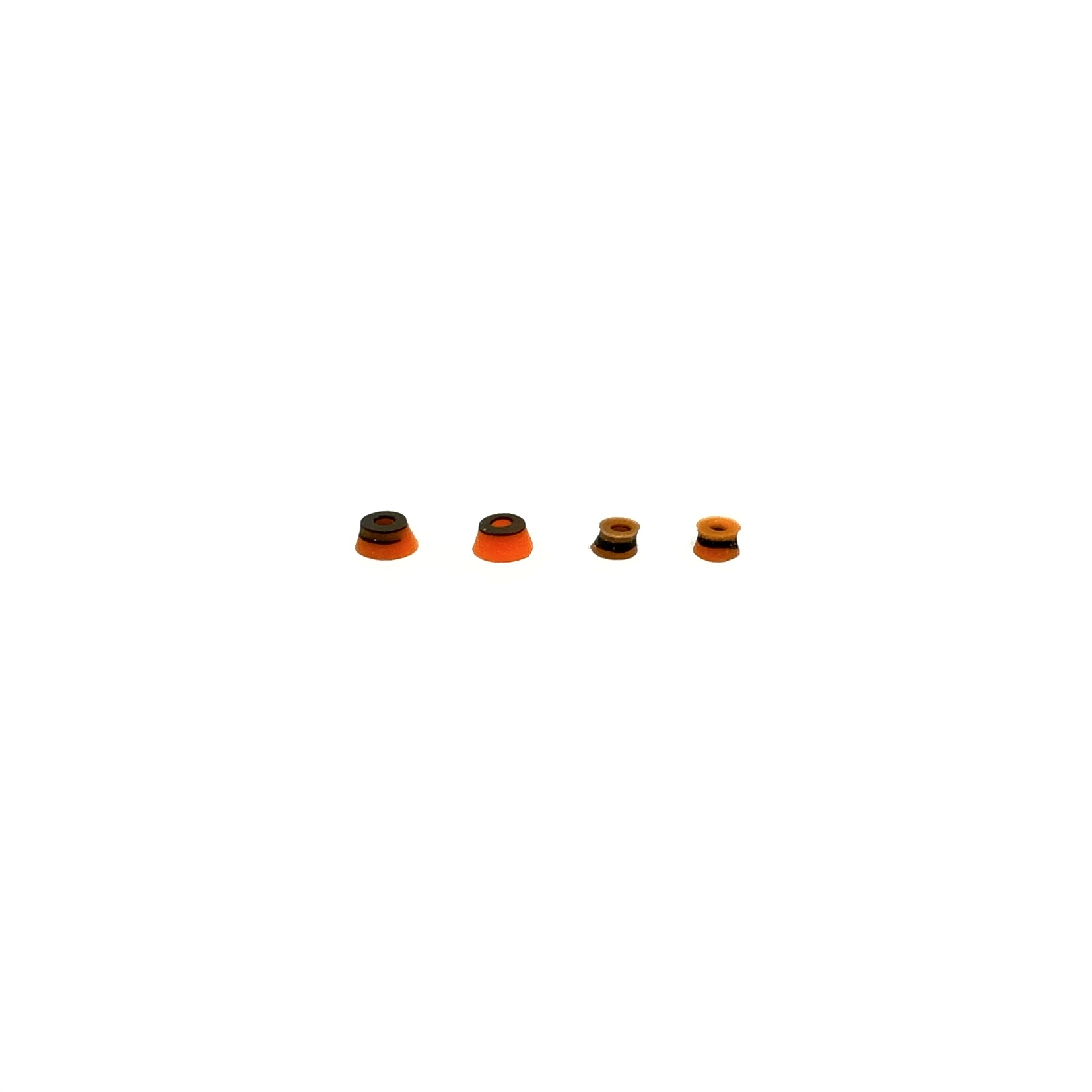 Амортизаторы Swirl Conical Bushings оранжево-чёрные