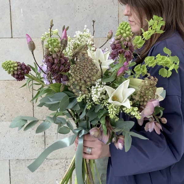 букет с фритиллярией и лилией вид 3