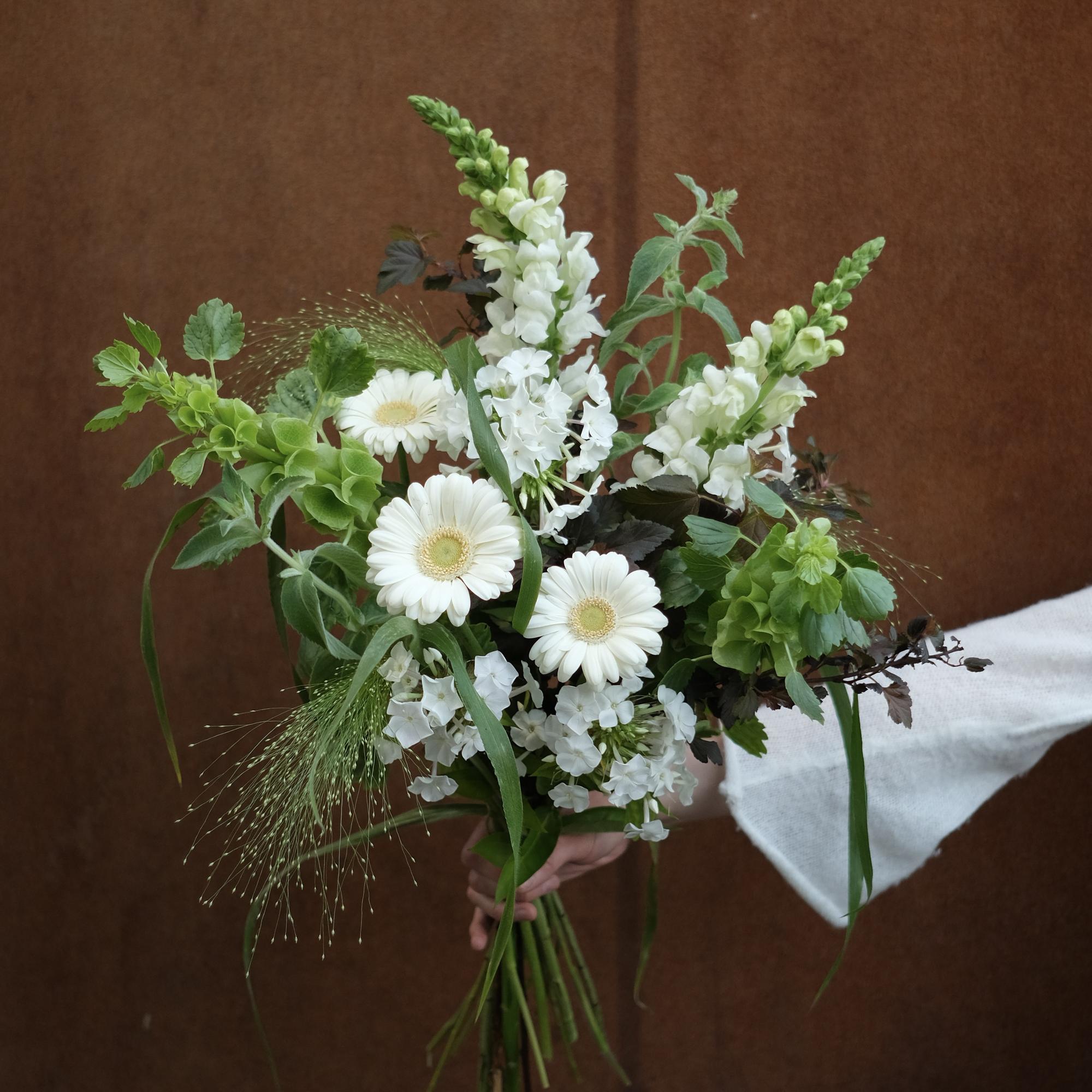 Ромашки, травы и львиный зев