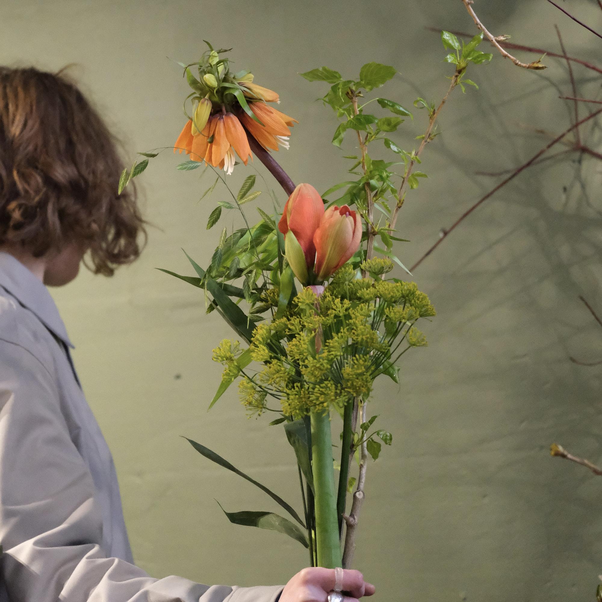 Рябчик, укроп и амариллис