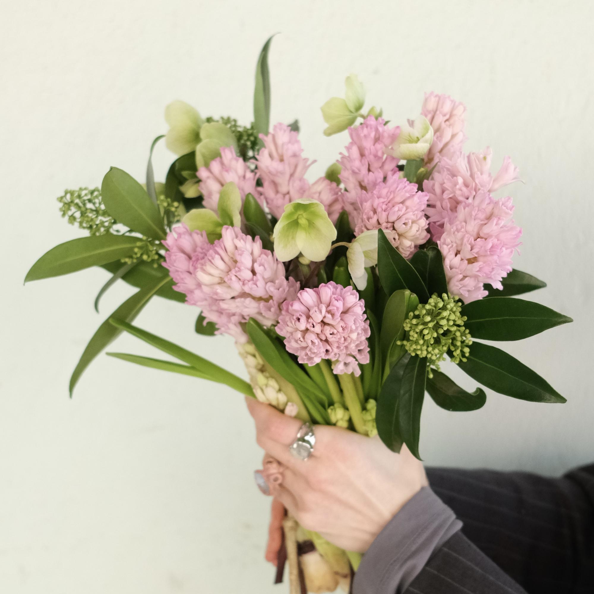 Гиацинты, морозник и скимия