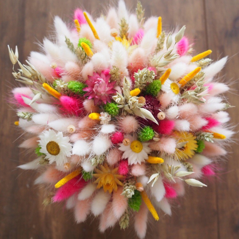 композиция из сухоцветов