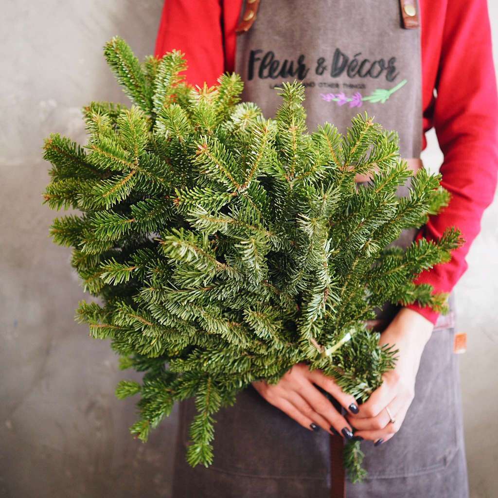 еловые ветки для декора