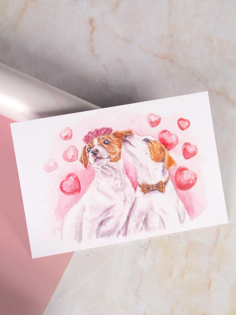 Открытка "Любовь-морковь"