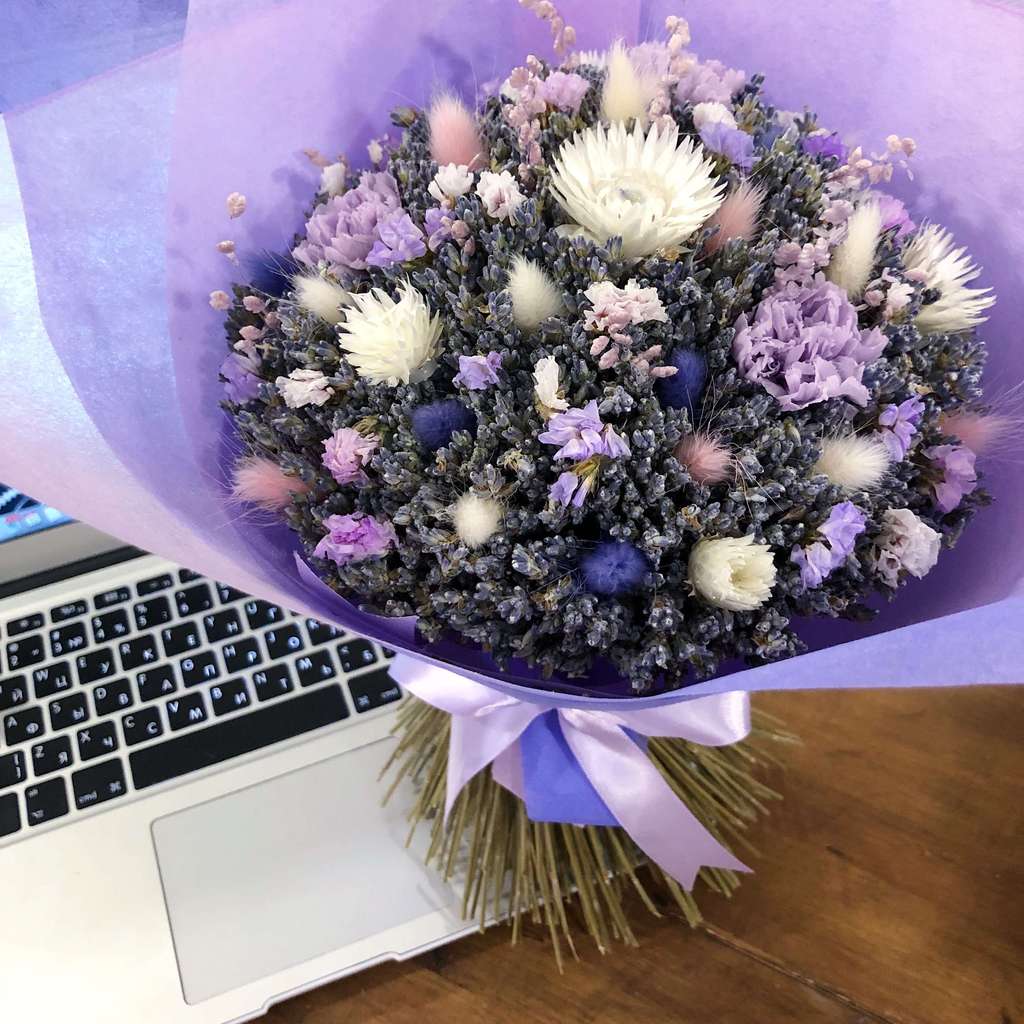 букет из лаванды