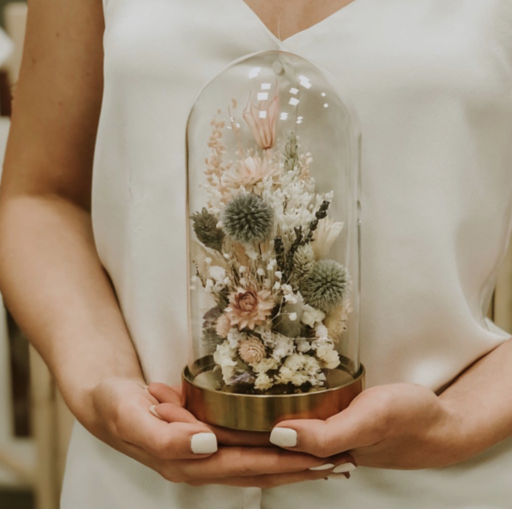 клош с сухоцветами lafleurdecor.ru