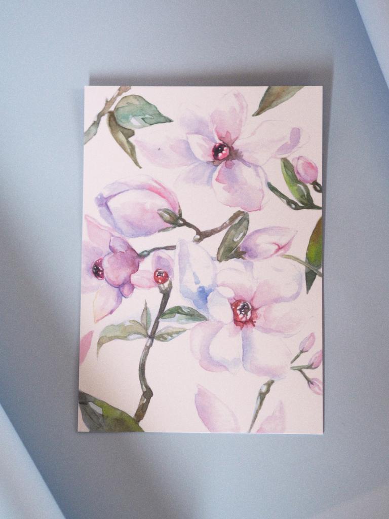 Открытка "Магнолия"