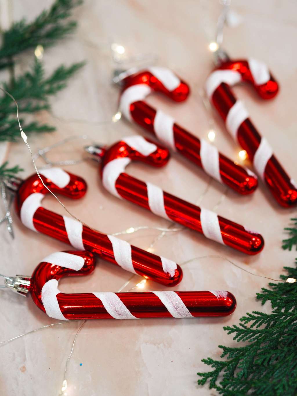 украшение на елку сахарная трость