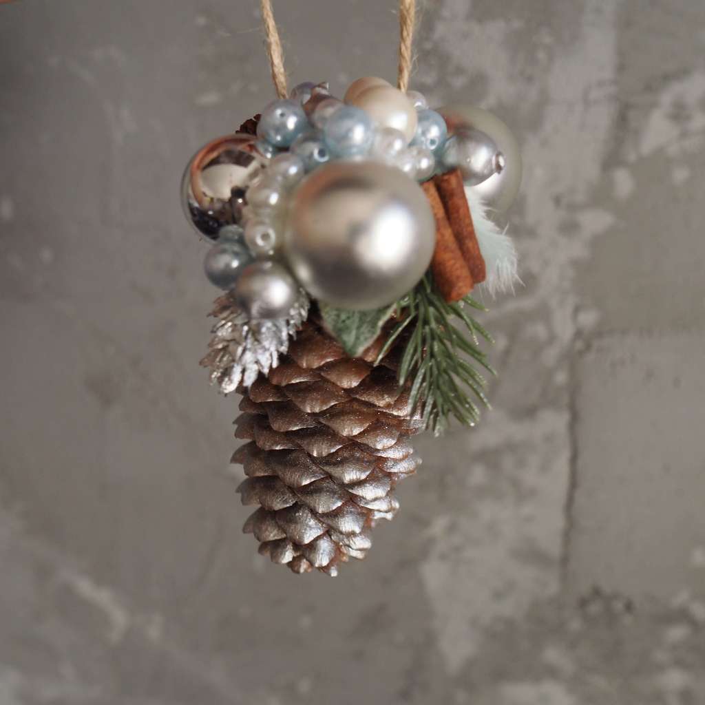 новогодний декор на елку ручной работы