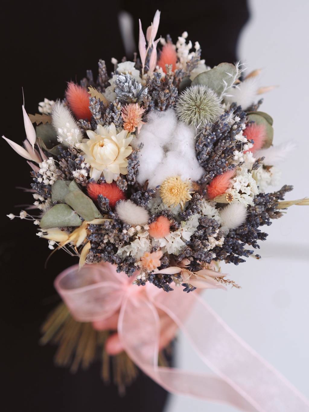 букет лаванды с сухоцветами lafleurdecor.ru