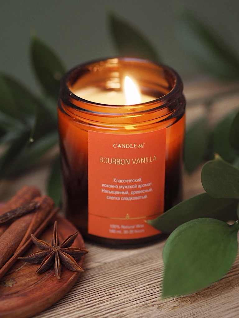 Ароматическая свеча Bourbon & Vanilla